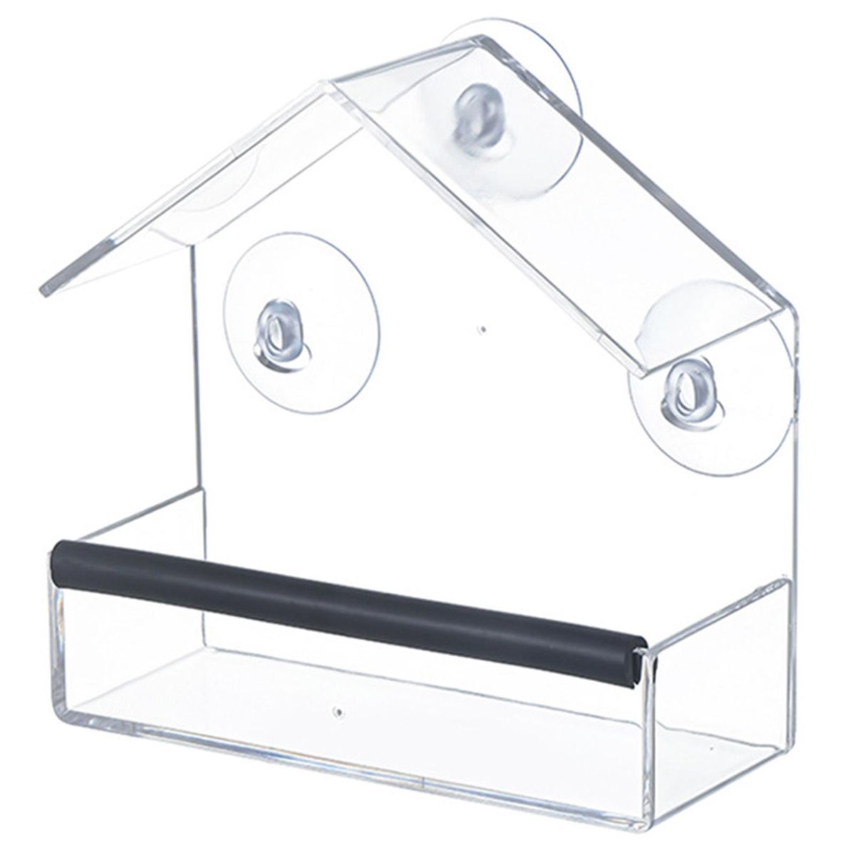 Stain-resistant Bird Feeder View Bird Feeder Easy-clean Acrylic Strong Clear