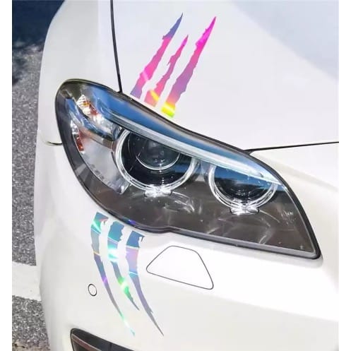 Laser Monster Claw Car Decal