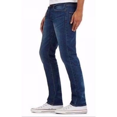 Slim Genuine Stock Jeans for Men - Blue