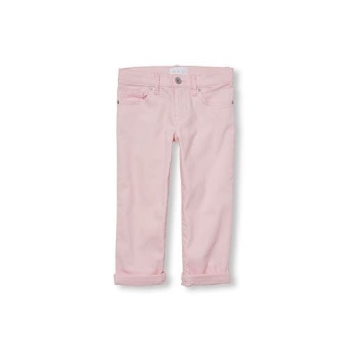 Girls' Solid Capri Jeans- Shell