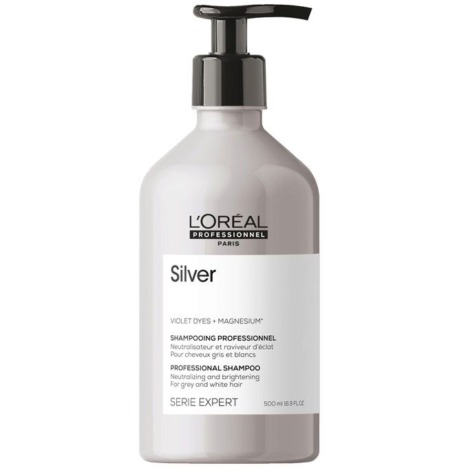 Silver Shampoo - For Grey, White Or Light Blonde Hair 500ml