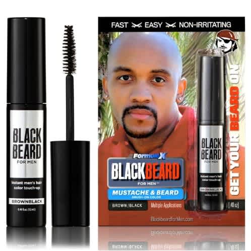 Black beard Color 1 Pack  For Beard & Mustache