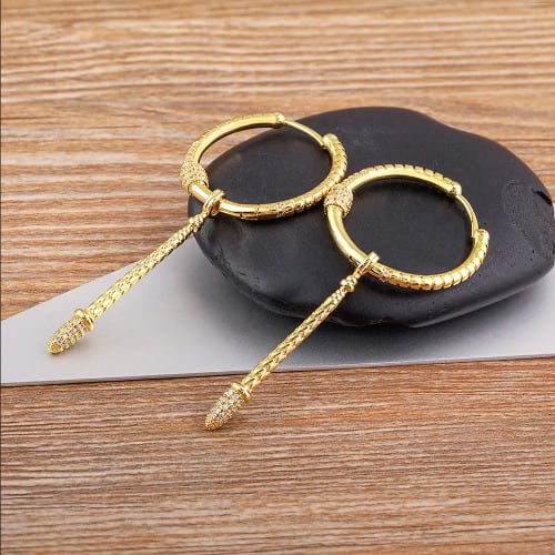 Geometric Dangle Earrings