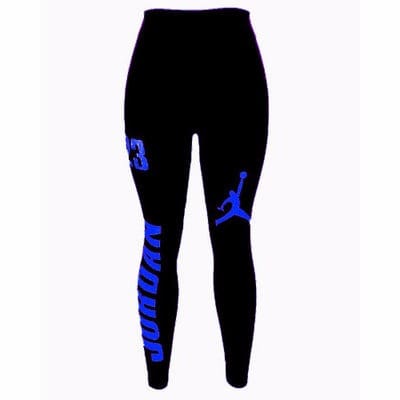 Ladies Leggings - Black & Blue