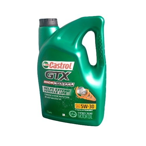 Castrol Gtx 5w-30 High Mileage Synthetic Blend - 5 U S Qts - 4.73l