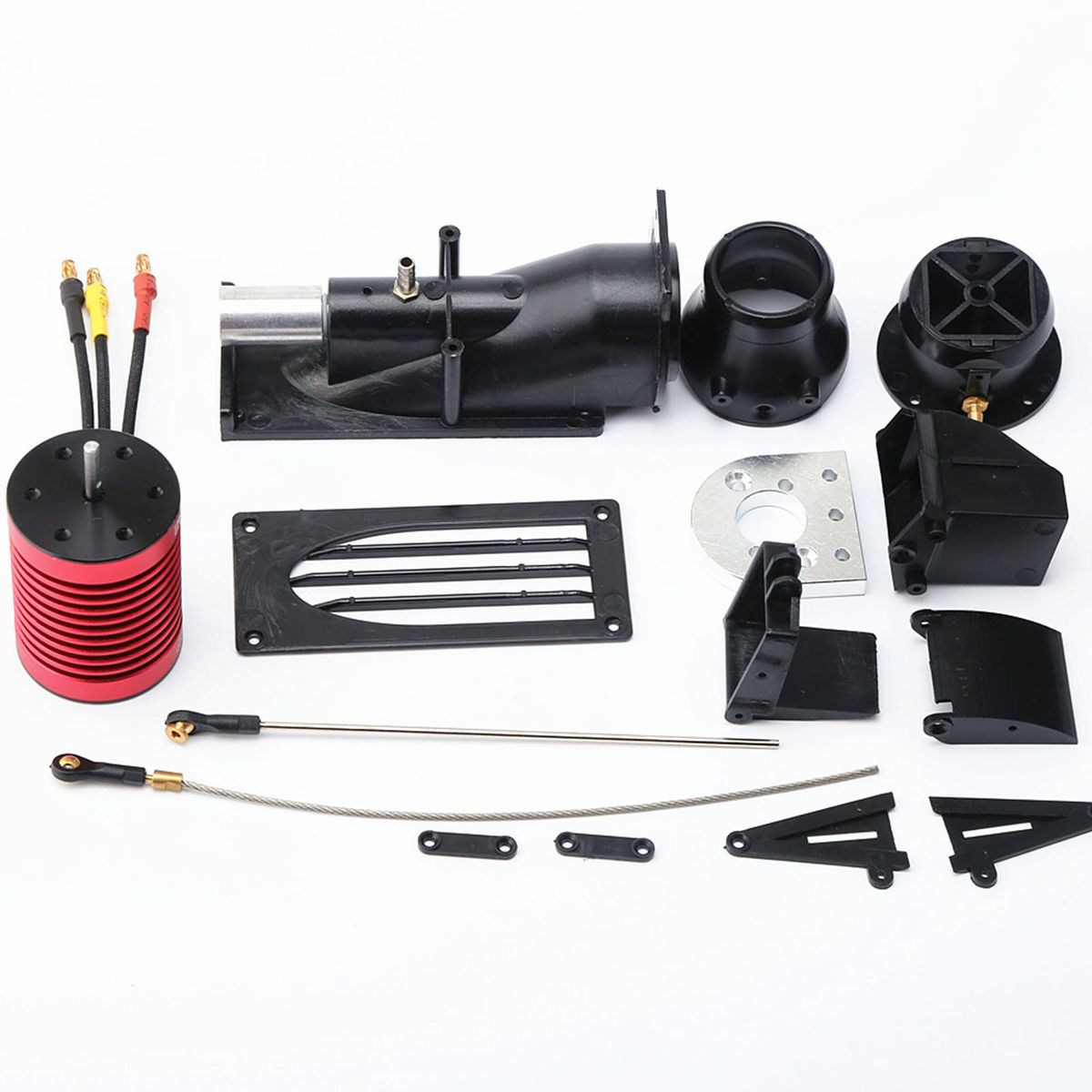 RC Boat Thruster Jet Pump Set Propeller Pusher Spray Water Thruster with F540 3650 3000KV Brushless Motor for 1/10 1/8 RC Boat