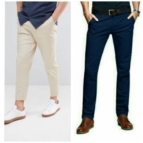 2-in-1 Men's Chinos -- Multicolour