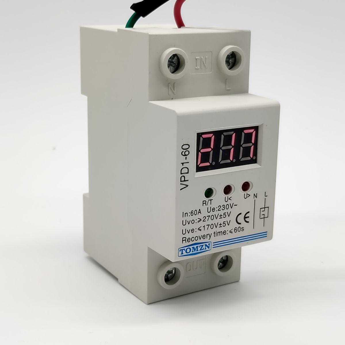 60A Automatic 220V Voltage Over Reconnect Under 40A And
