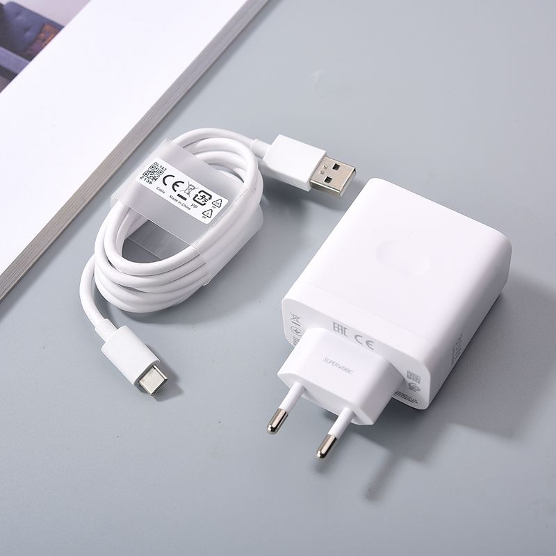 80W OPPO Supervooc Charger EU/US Fast Charging Adapter Usb