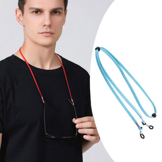 Eyeglass Strap Eyeglasses Chains Sports Eye Glasses Strings Blue