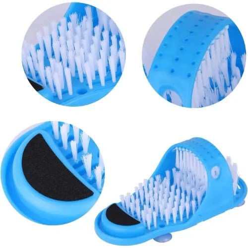 Foot Shower Scrubber - Spa Massager Slippers