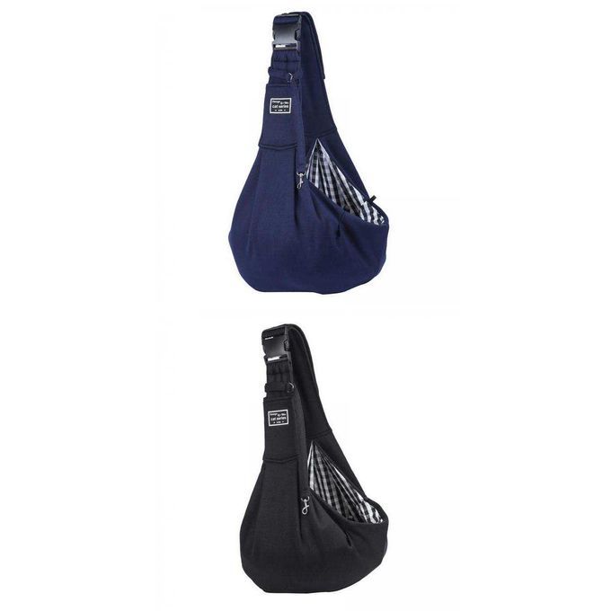 2Pcs Hand Free Pet Sling Carrier Bag Collapsible Single Shoulder Bags