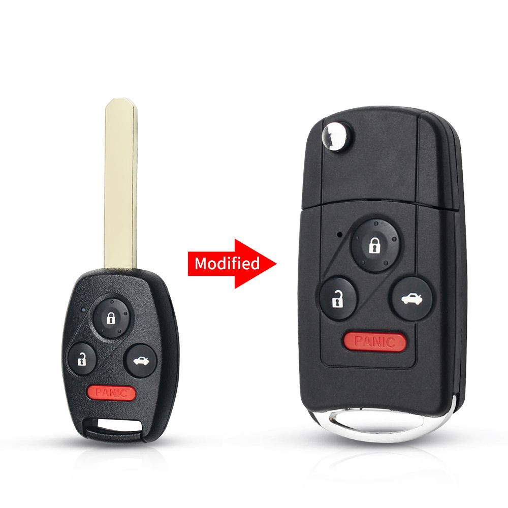Replacement Car Key Case Shell Cover For HONDA Accord CRV Pilot Civic 2003 2007 2008 2009 2010 2011 2012 2013-model 8
