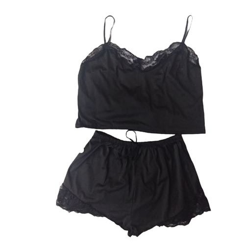 Sleeveless Strap Lace Sleepwear