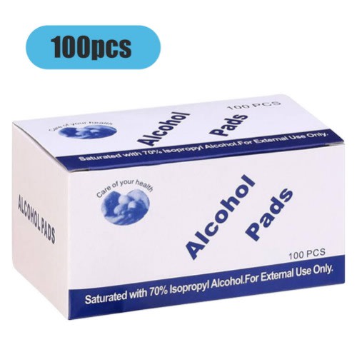 Disposable Alcohol Prep Pad Sterilization Swabs - 100pcs/pack