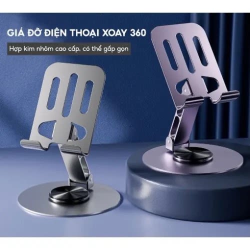 360 Rotating Aluminum Alloy Phone & Tablet Holder