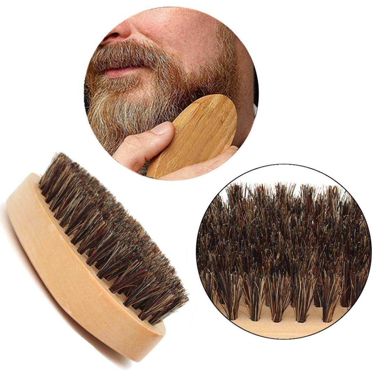 Wholesale Boar Bristle Beard Brush And Comb Beard Comb Kit Mens Grooming Kit