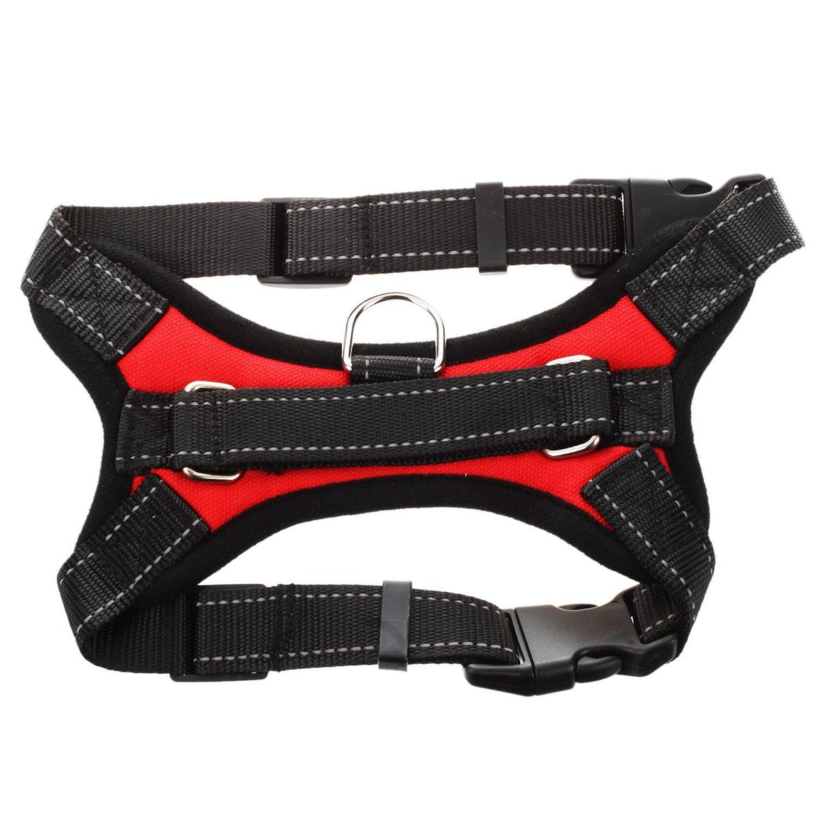 Pet Traction Rope Bundle Neck Chest Belt Dog Rope Red M
