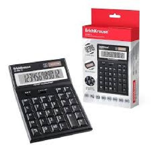 2 PCS DESK CALCULATOR 12 DIGITS ( TWO WAY POWER)