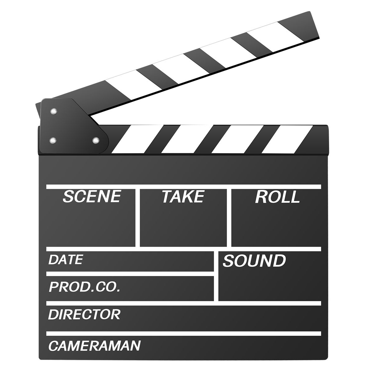 11.8 Inch X 10.6 Inch/30cm X 27cm Wooden Director's Film Movie Slateboard Clapper Board