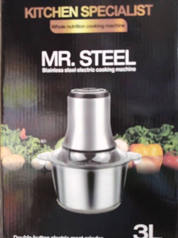 Yam Pounder And Food Chopper- 3L