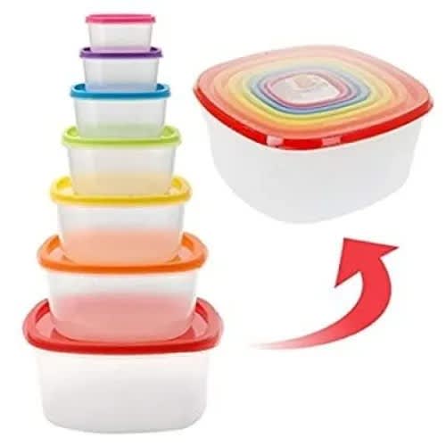 Micro Wave And Storage Bowl-7sets