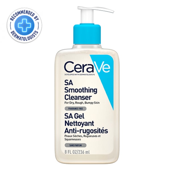 SA Smoothing Cleanser for Dry Rough and Bumpy Skin 263ML with Salicylic  Hyaluronic Acid