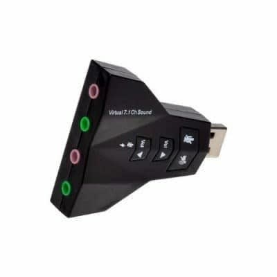 Sound Card - Virtual 7.1 Channel - USB To 3d Stereo Sound Adapter