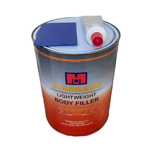 Body Filler With Free Hardener And Spreader -  Lightweight Stainless Brand - 45L - 7kit