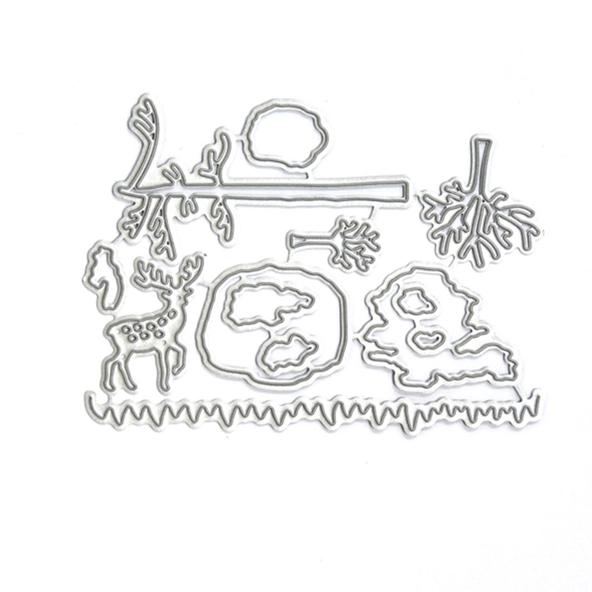 Metal Cutting Dies Merry Christmas Outdoor Shape Cutting Die