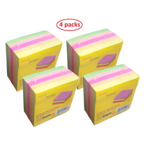 Sticky Note Pad - 400Sheet X 4Pcs