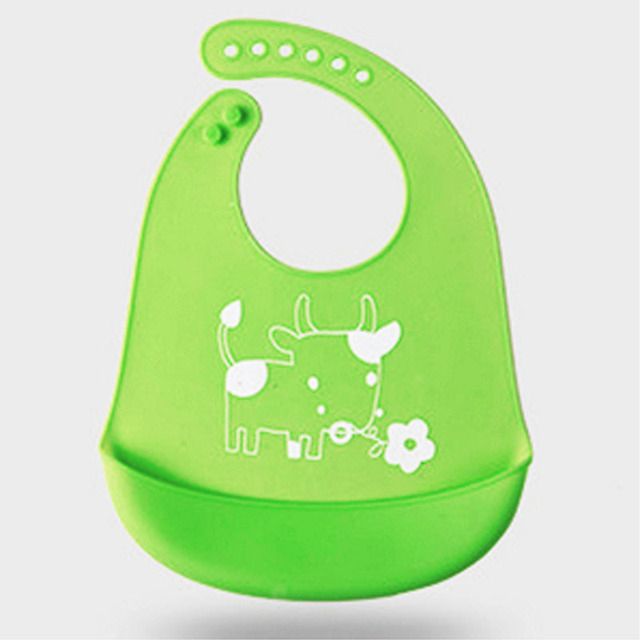 2PCS BalleenShiny Baby Waterproof Soft Silicone Bibs