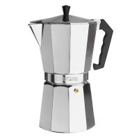 EBC Stovetop Moka Pot Coffee Maker 600ml Silver