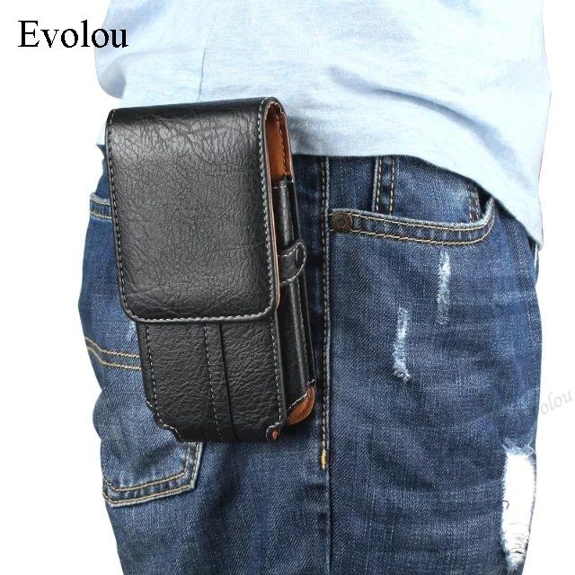 Leather Holster Phone Pouch For Doogee S97 S96 S95 Pro S60