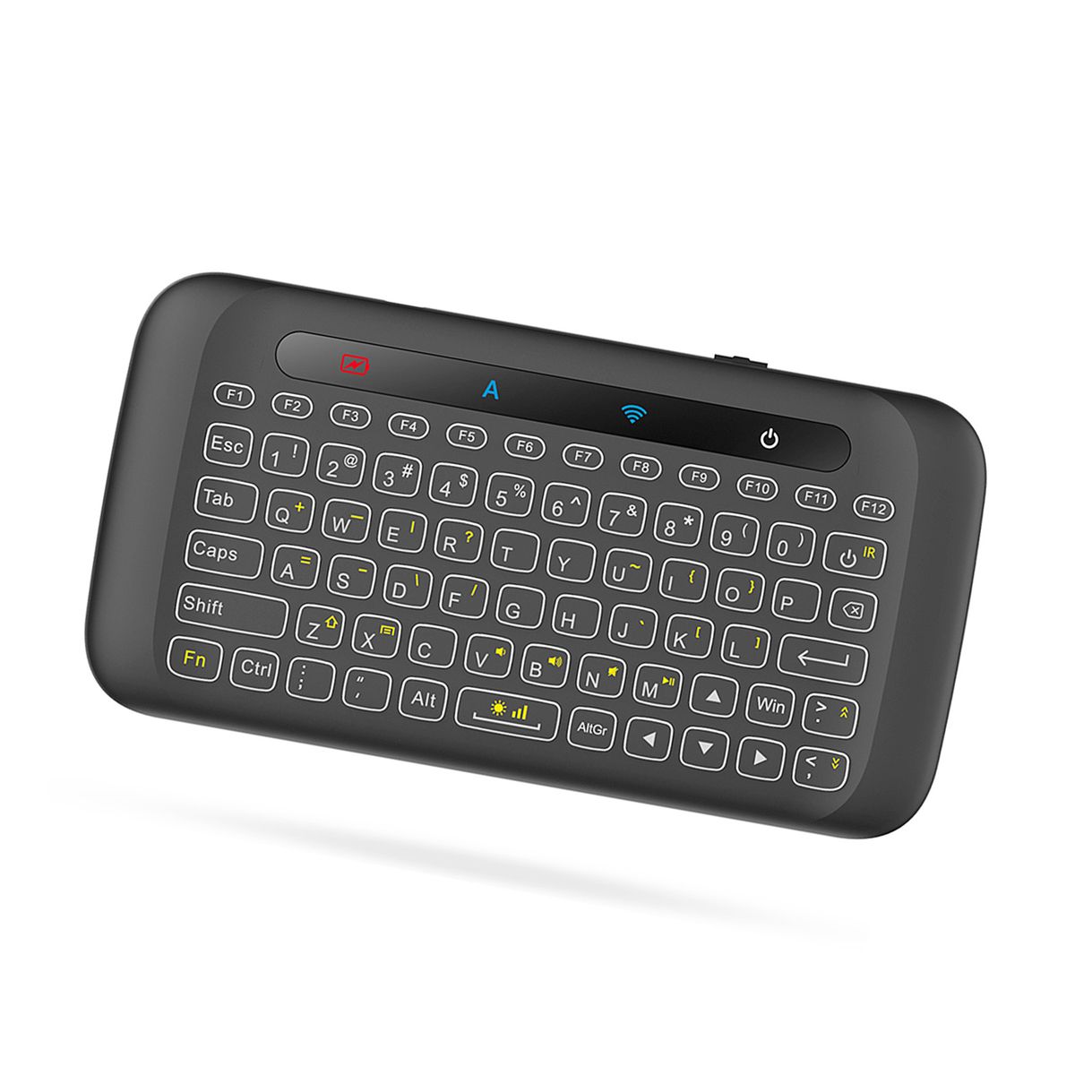 2.4GHz Backlight Colorful Wireless Keyboard With Large Touch