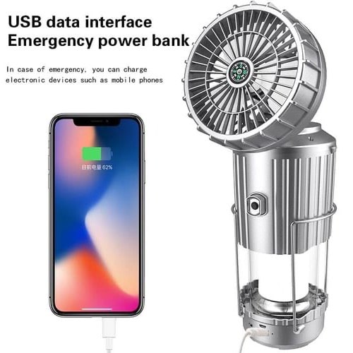 Portable Fan With Lamp