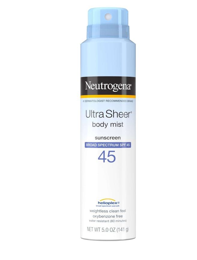 Ultra Sheer Sunscreen Spray, SPF45