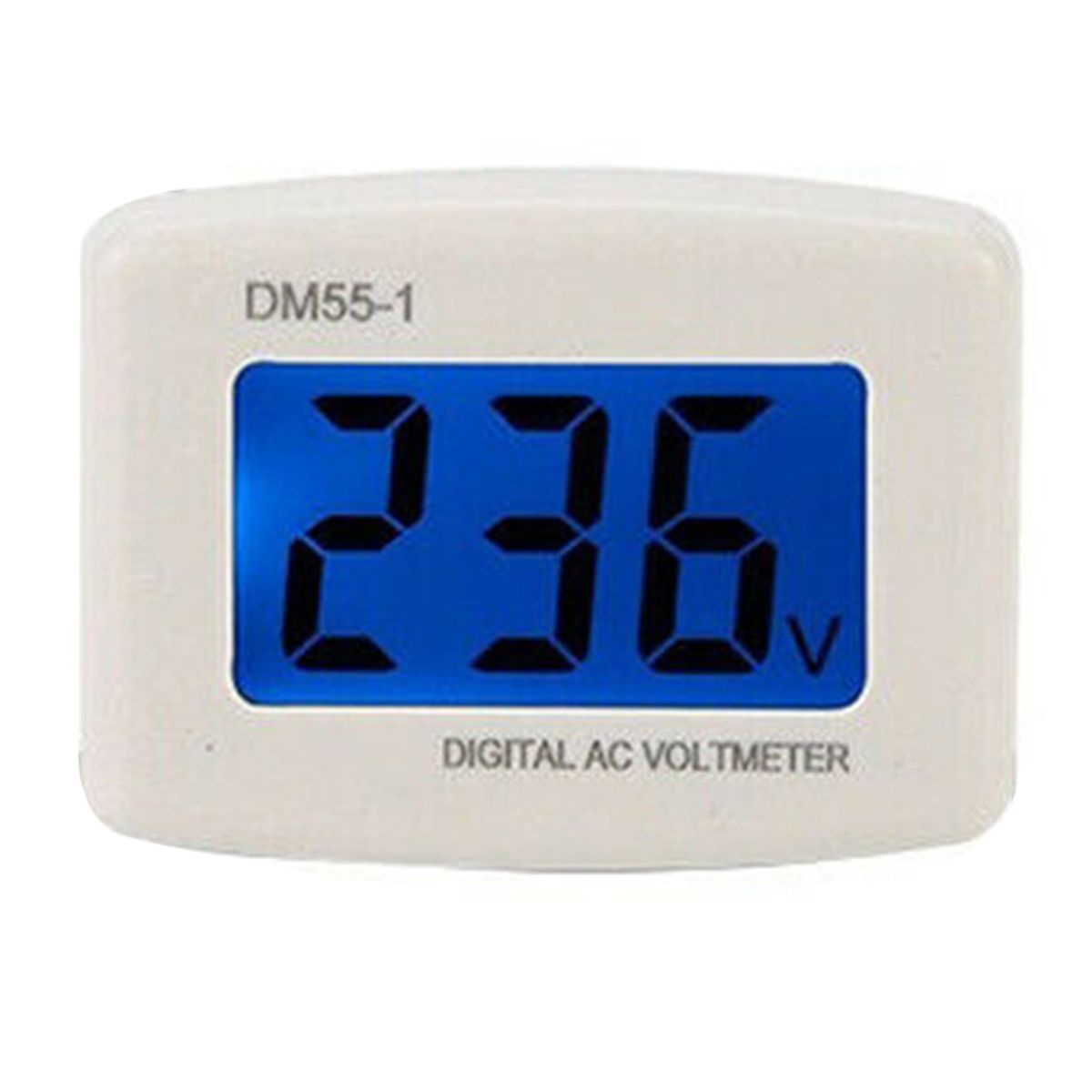 Alternating Current 100-300V LCD Digital Voltmeter Plug-in