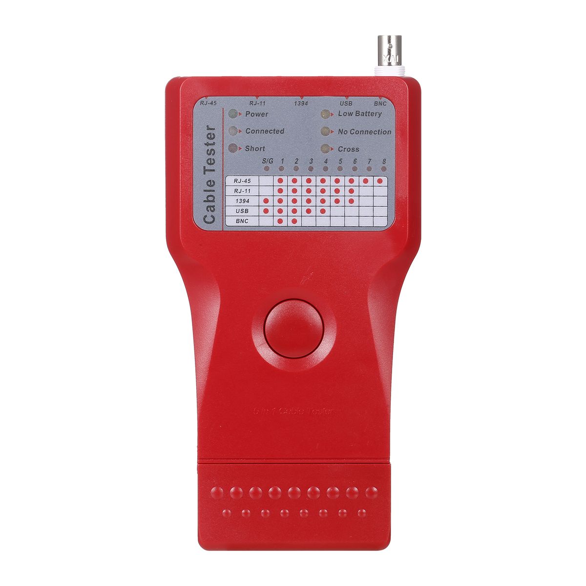 5-In-1 Multi-Functional Network Cable Tester RJ45 RJ11 UTP