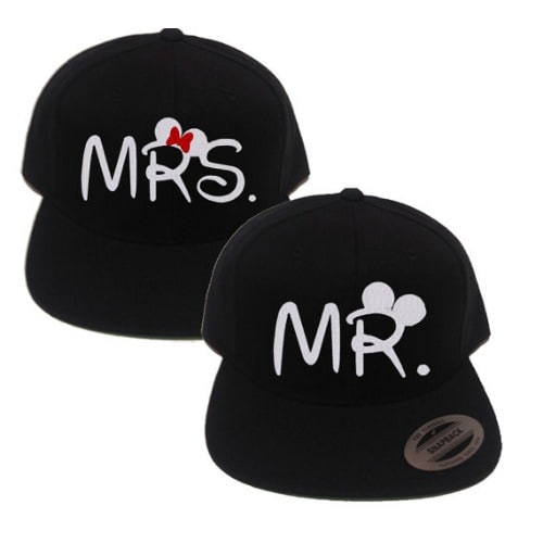 Mr & Mrs Face Cap
