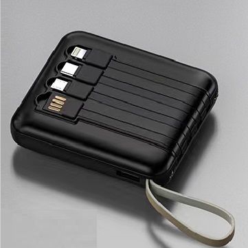 10000 MAh Massive Power Fast Bank  Charge - Black