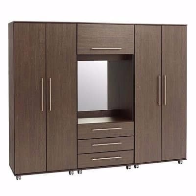 Dewey 4-Door Wardrobe with 3 Drawers