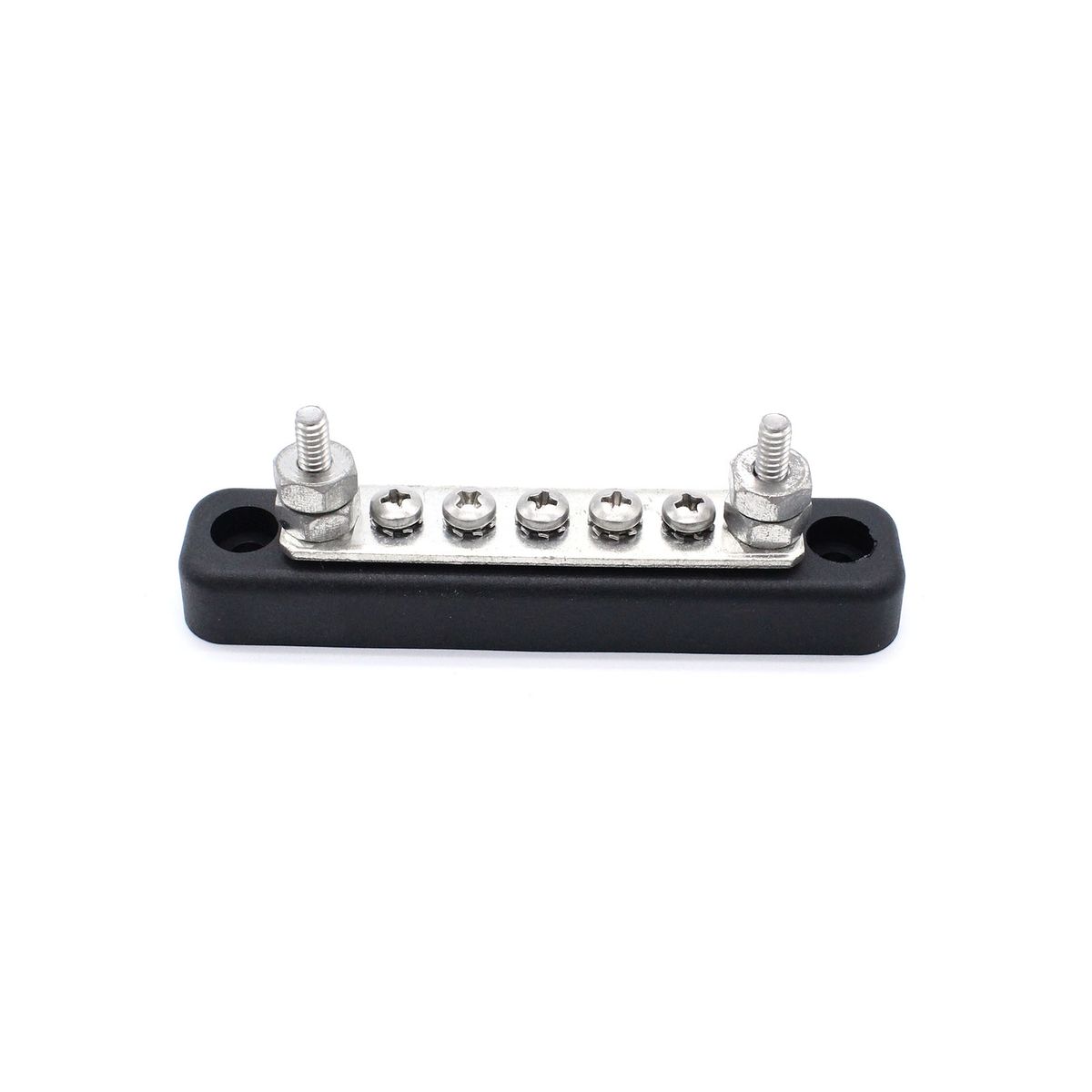 12V/24V 5 Way Distribution Bus Bar 4X5Mm Studs 100A Rated