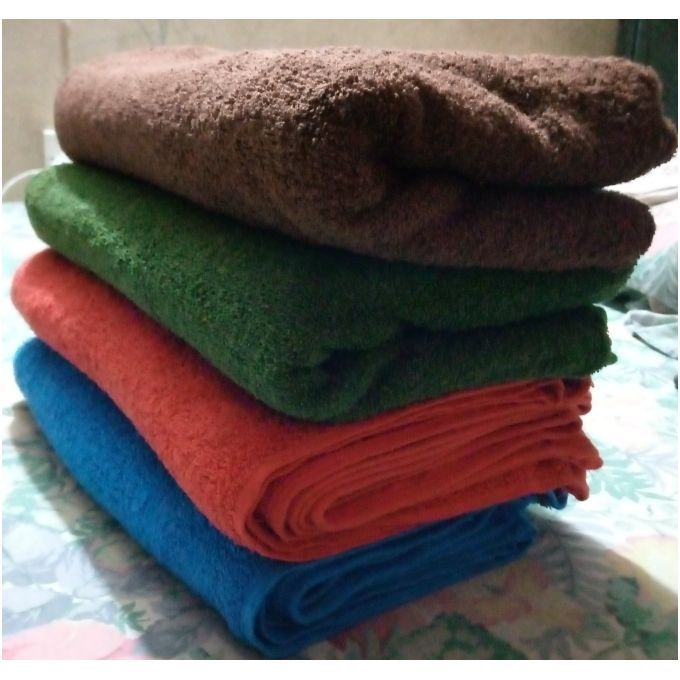 Bathroom Towels - Small Pack Of 4, Neck Size