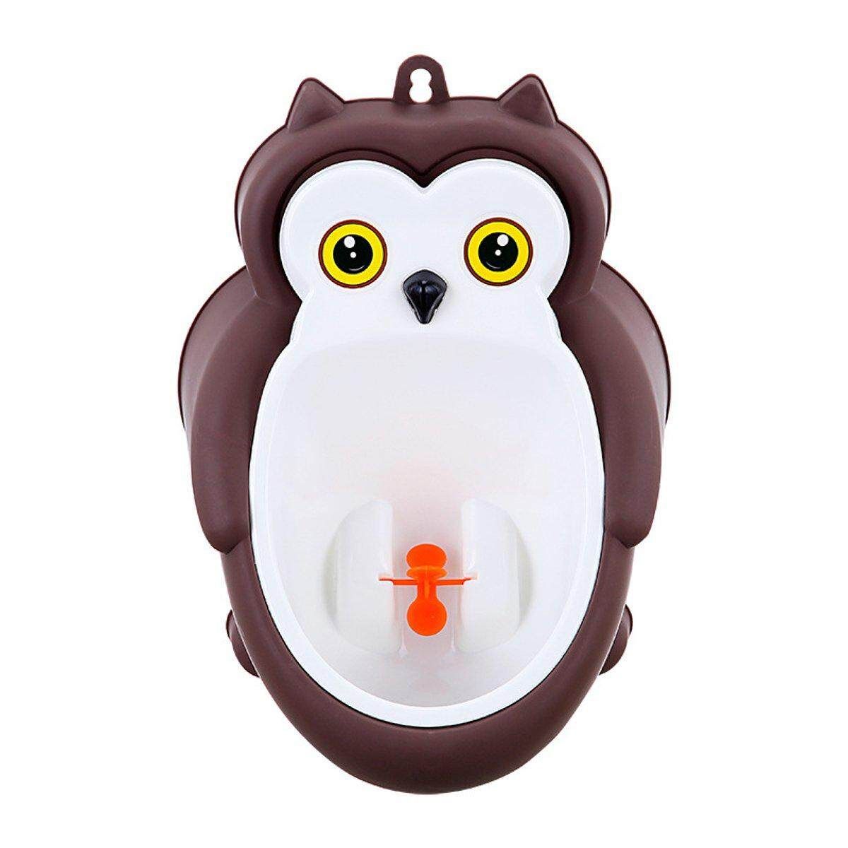 Coffee Children Potty Toilet Training Kids Owl Urinal For Boys Pee Trainer Bathroom