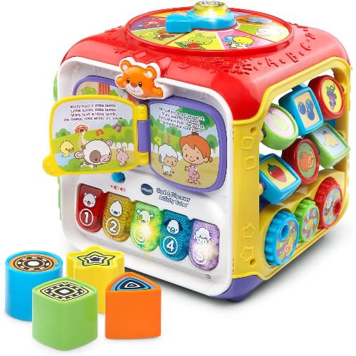 Vtech Sort And Discover Activity Cube-Red