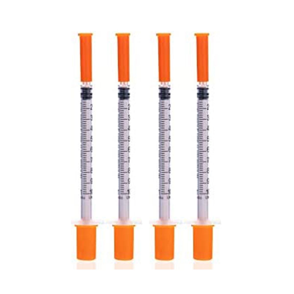 100 Pack 29G 1Cc 1/2Inch Syringe with Needle - Disposable