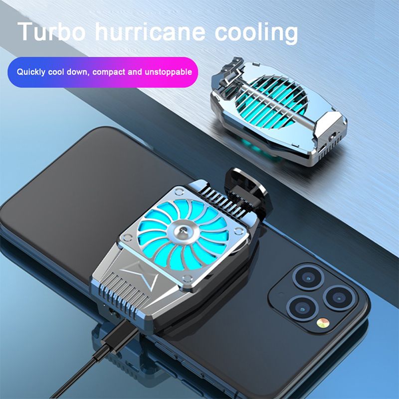 Mobile Phone Cooling Fan Rechargeable Stretchable Design