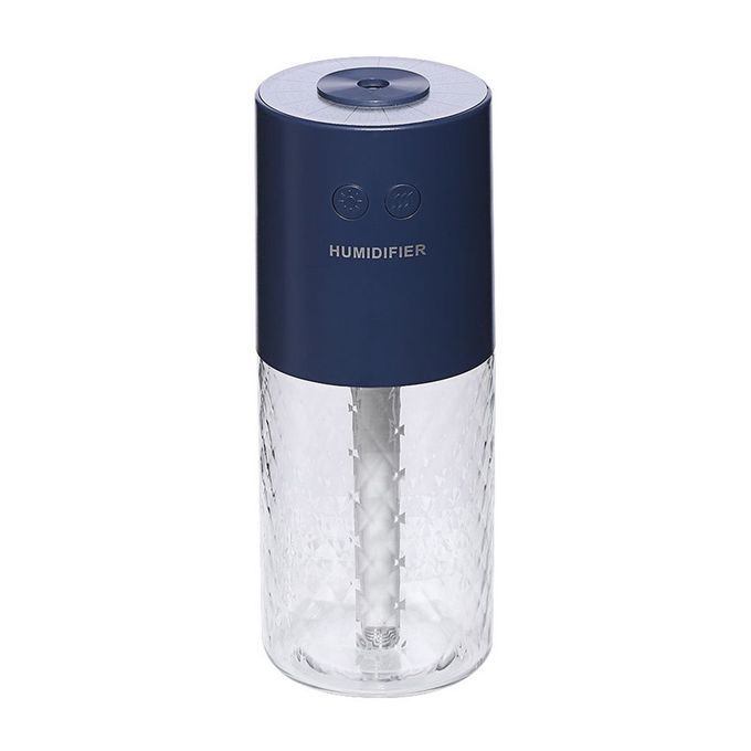 Mini  Olorful Proje Tion Humidifier Re Hargeable Air   Humidifier-dark Blue-57*57*147mm