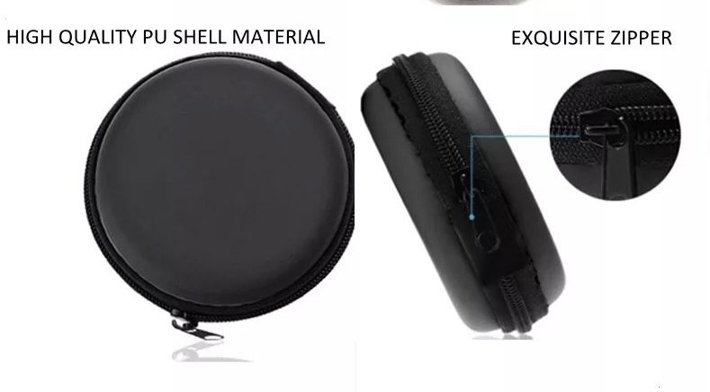 Earphones/buds, Jewellery Black Storage Case Bag